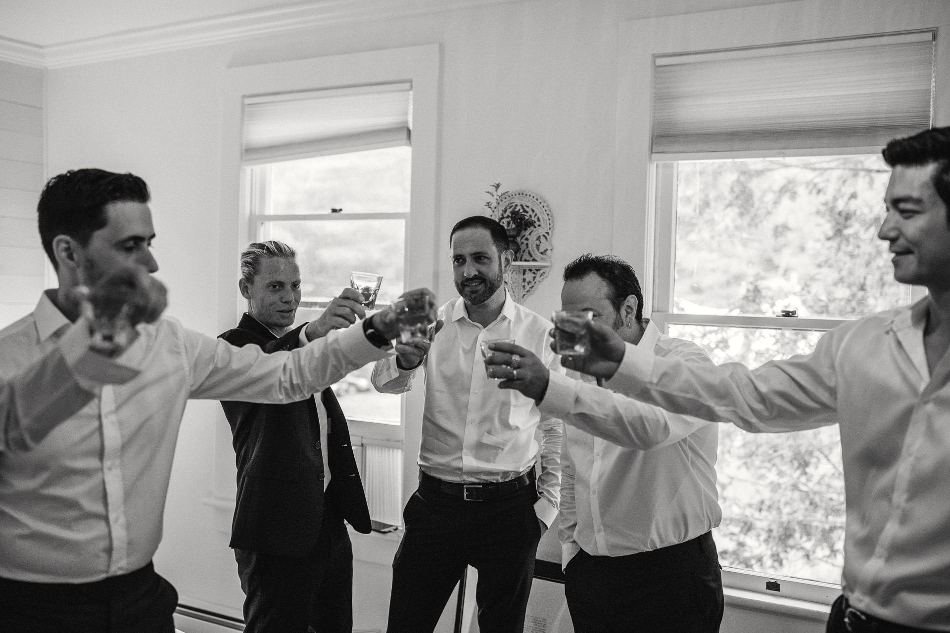 Rachel & David Boho Catskills wedding at Foxfire Moutain House by Jean-Laurent Gaudy