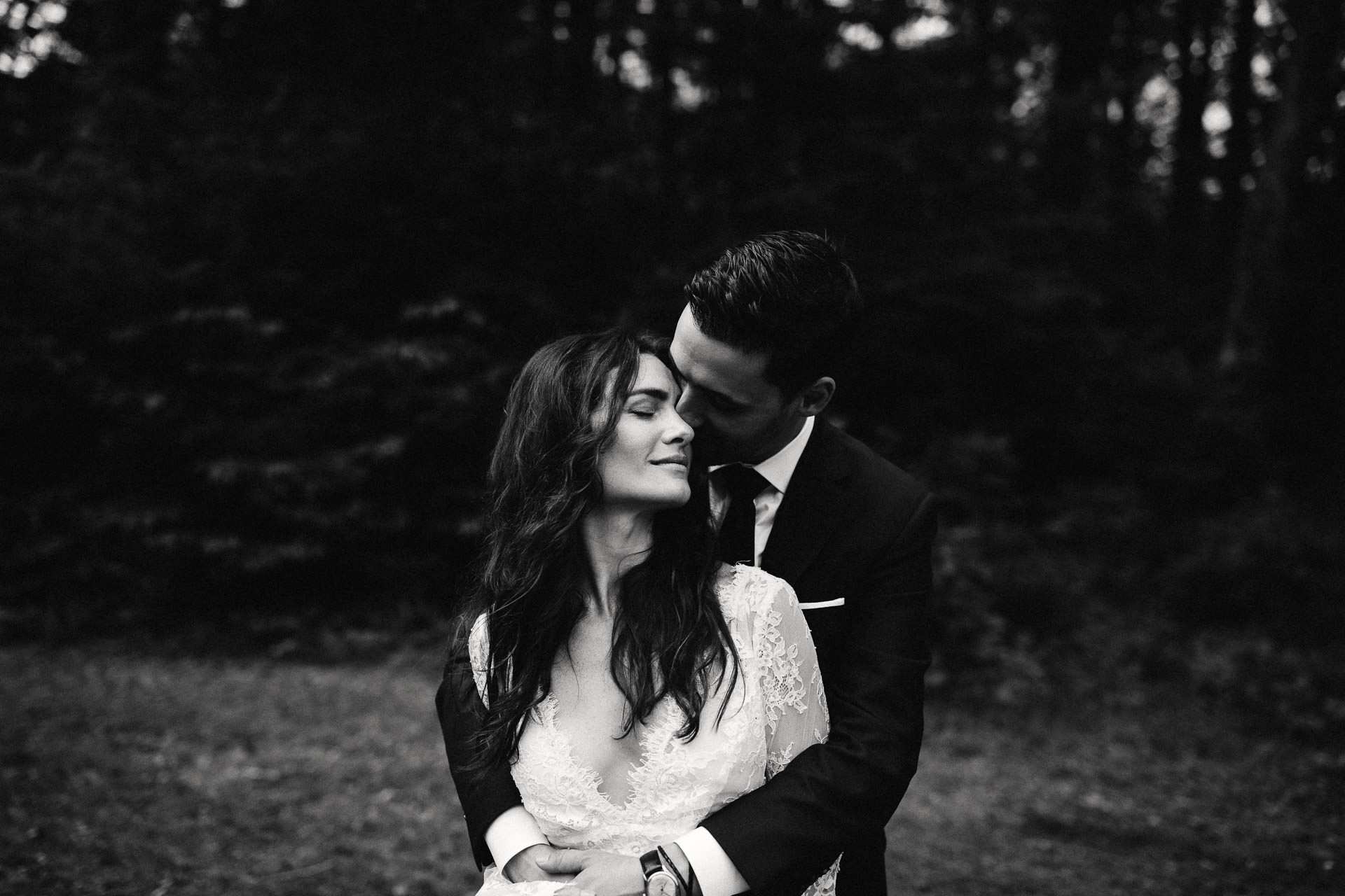 Rachel & David Boho Catskills wedding at Foxfire Moutain House by Jean-Laurent Gaudy