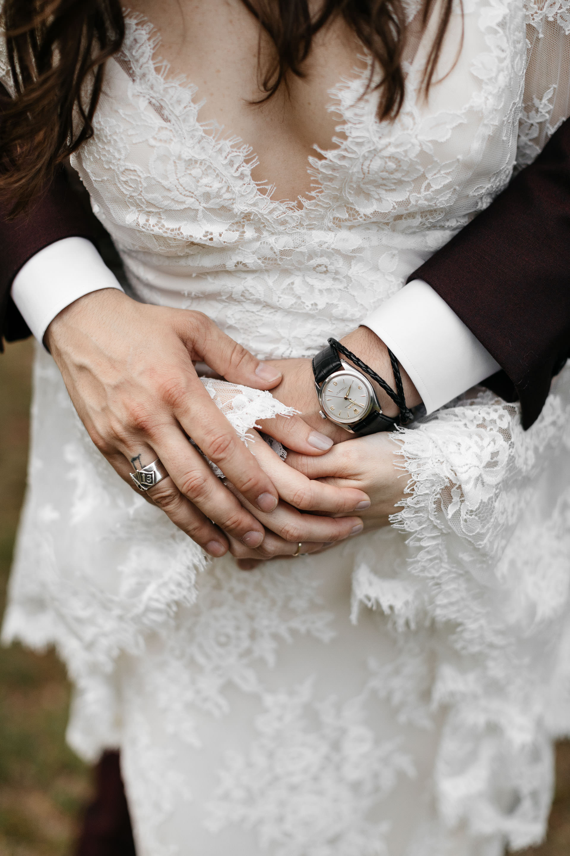 Rachel & David Boho Catskills wedding at Foxfire Moutain House by Jean-Laurent Gaudy