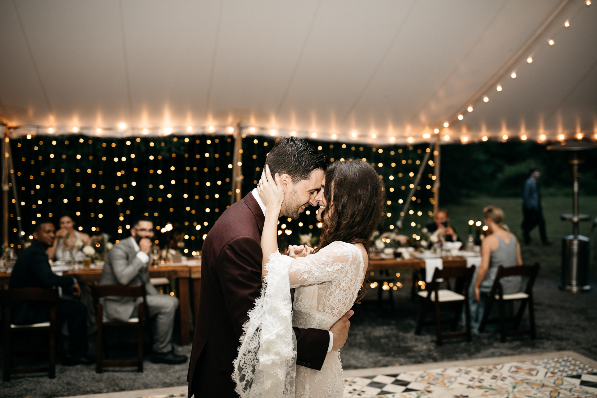 Rachel & David Boho Catskills wedding at Foxfire Moutain House by Jean-Laurent Gaudy
