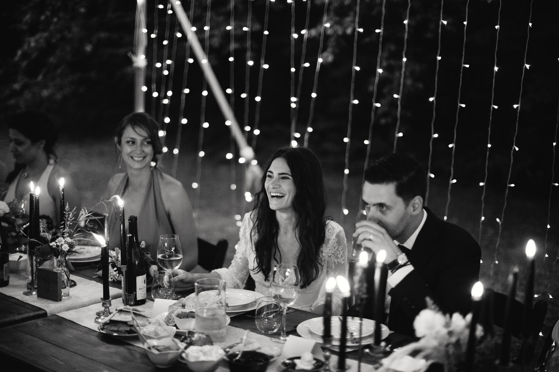 Rachel & David Boho Catskills wedding at Foxfire Moutain House by Jean-Laurent Gaudy