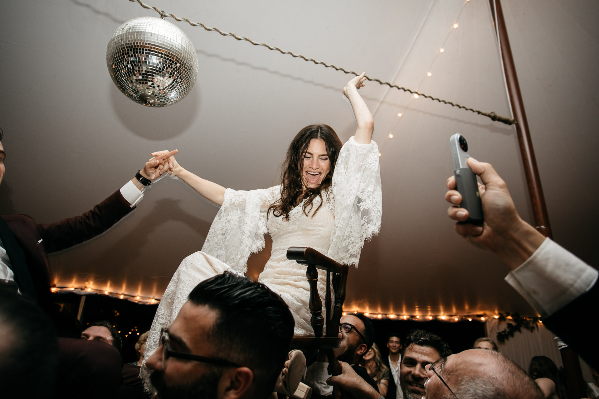 Rachel & David Boho Catskills wedding at Foxfire Moutain House by Jean-Laurent Gaudy