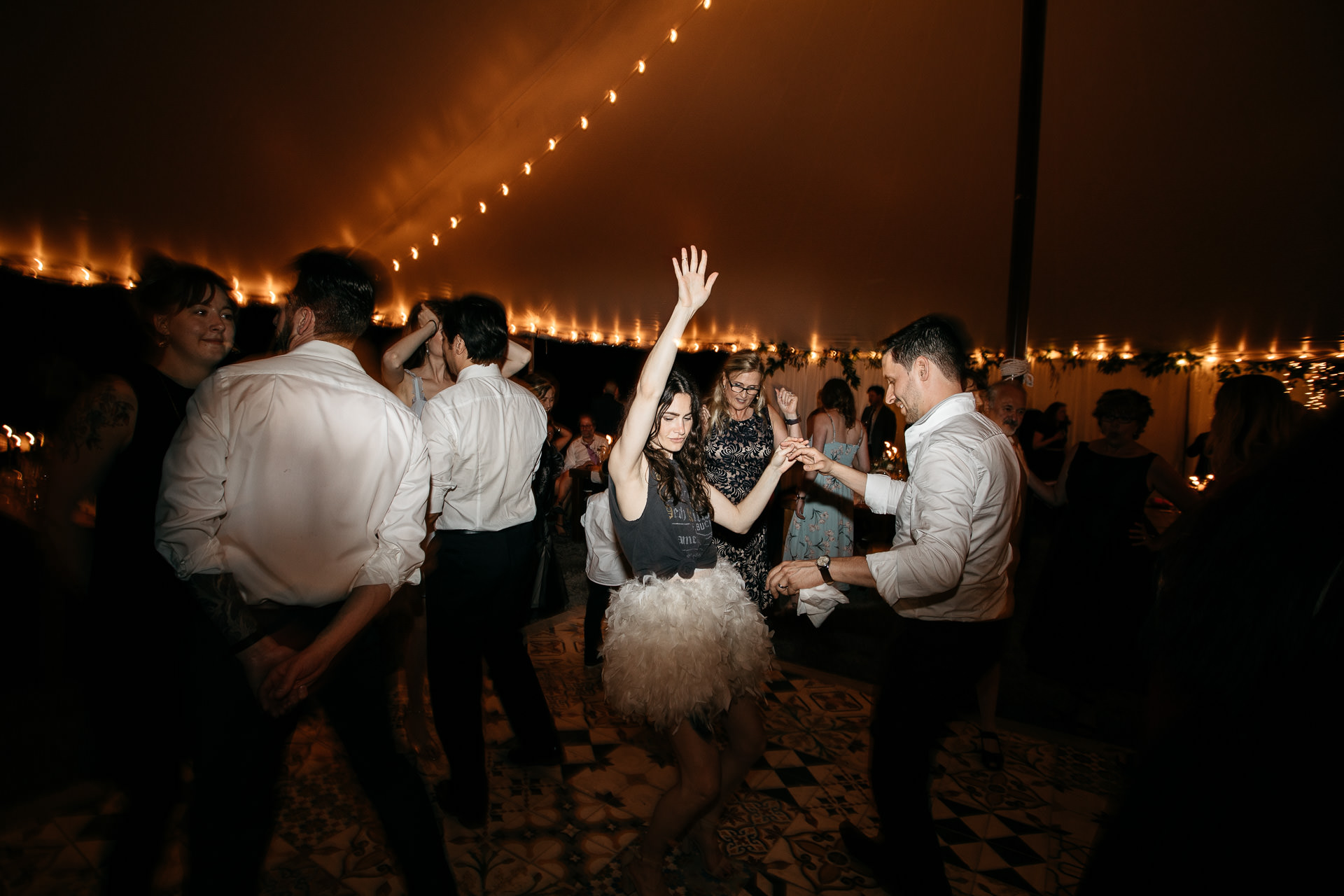 Rachel & David Boho Catskills wedding at Foxfire Moutain House by Jean-Laurent Gaudy