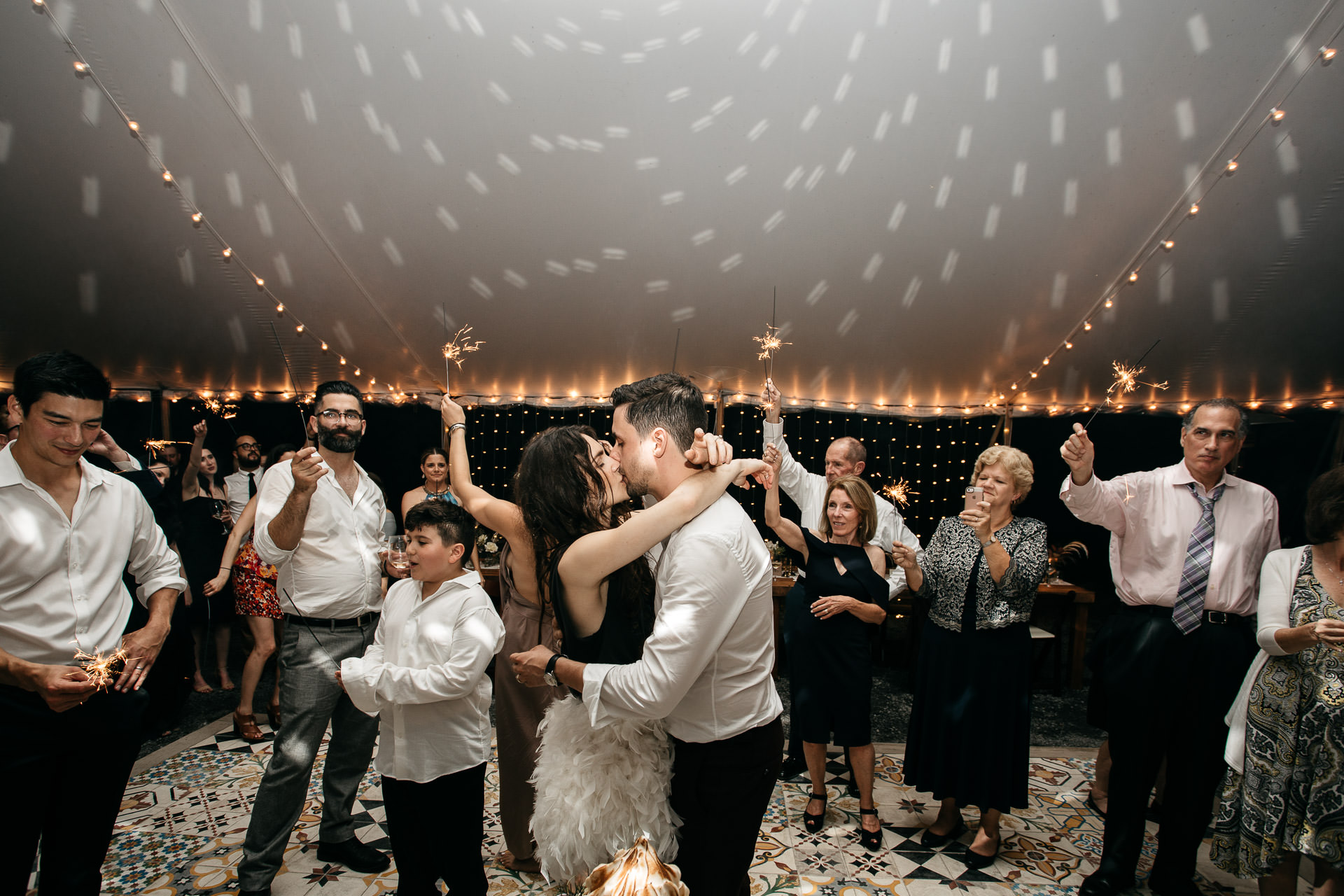 Rachel & David Boho Catskills wedding at Foxfire Moutain House by Jean-Laurent Gaudy