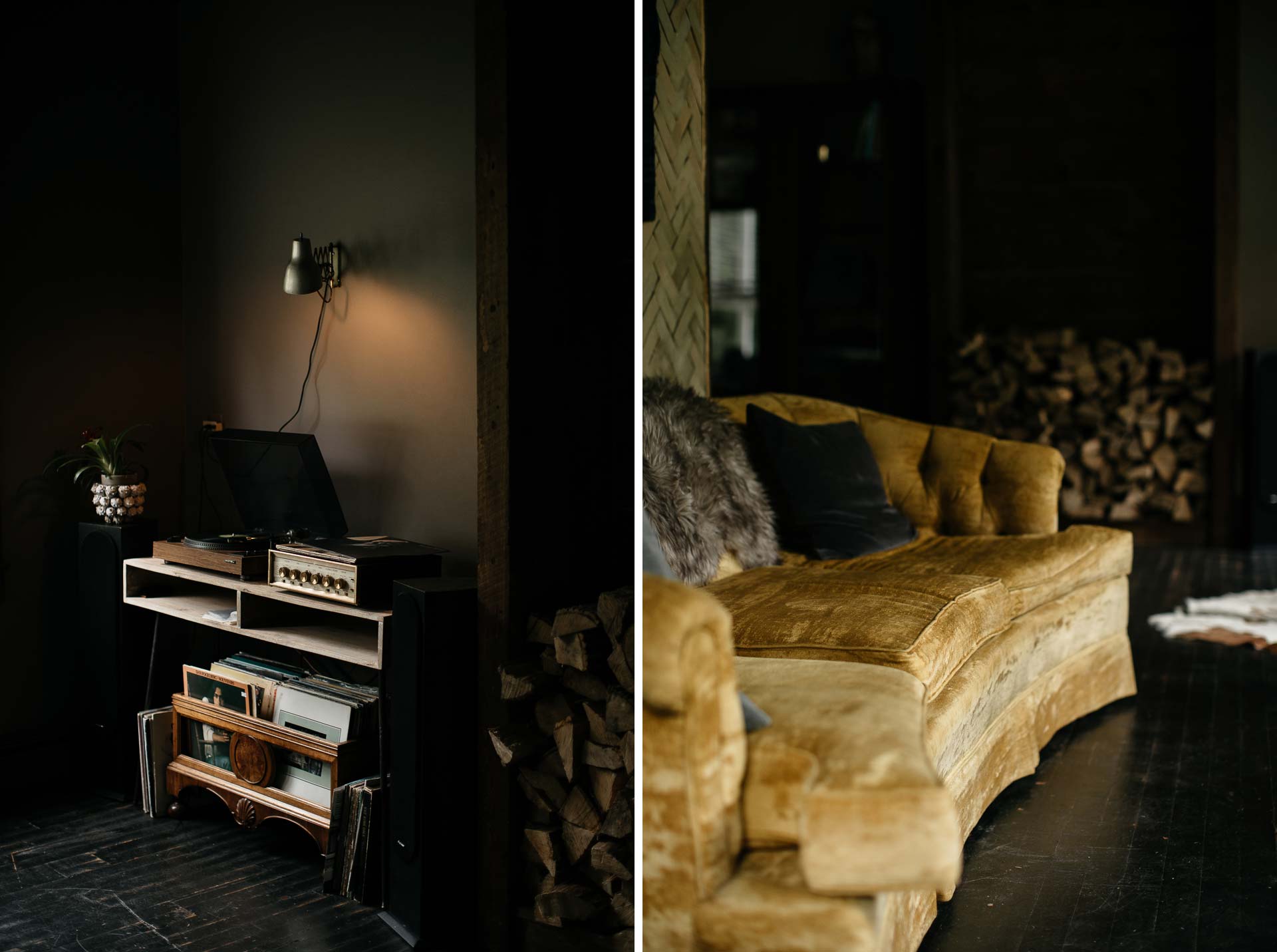 Rachel & David Boho Catskills wedding at Foxfire Moutain House by Jean-Laurent Gaudy