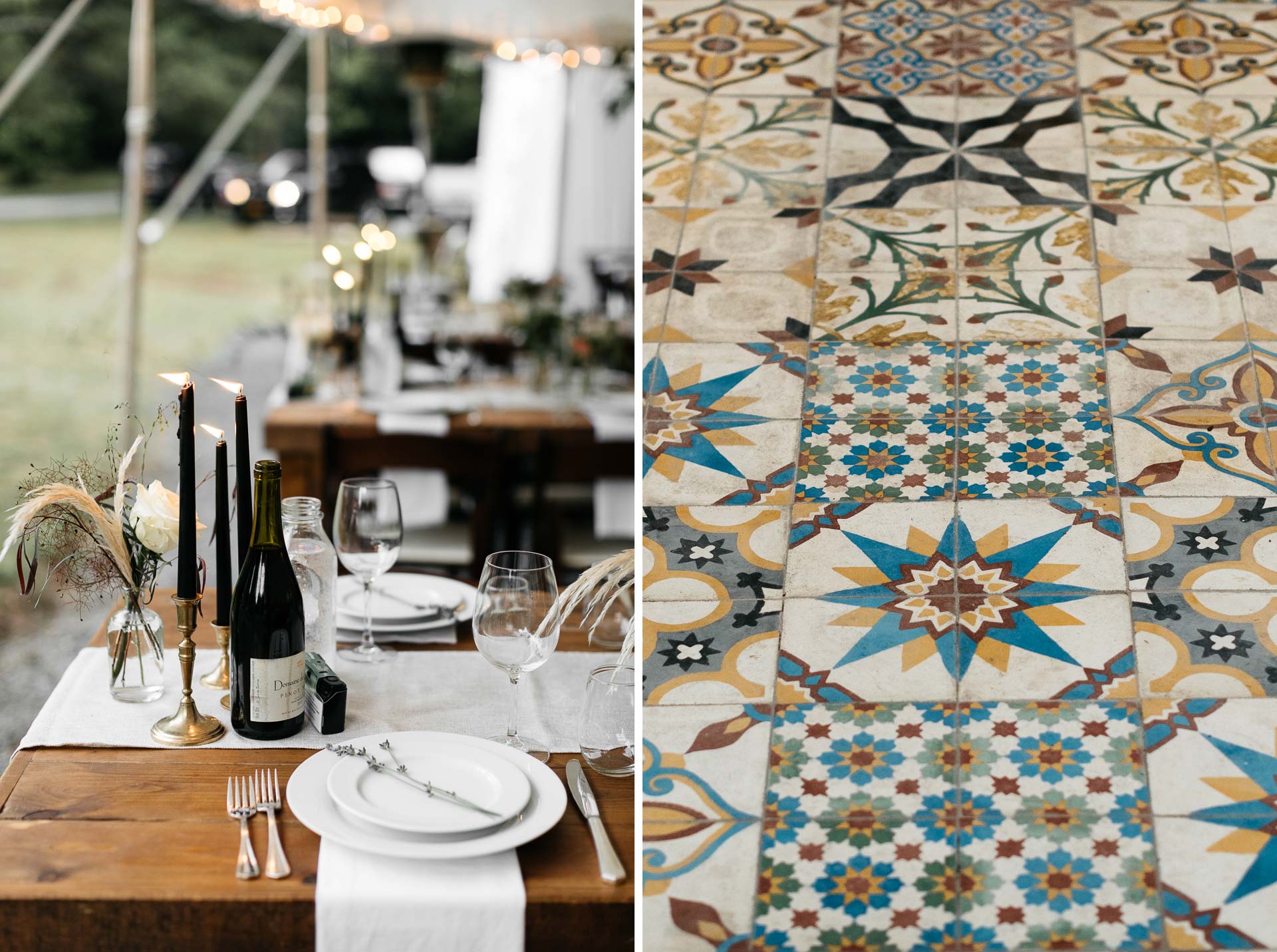 Rachel & David Boho Catskills wedding at Foxfire Moutain House by Jean-Laurent Gaudy