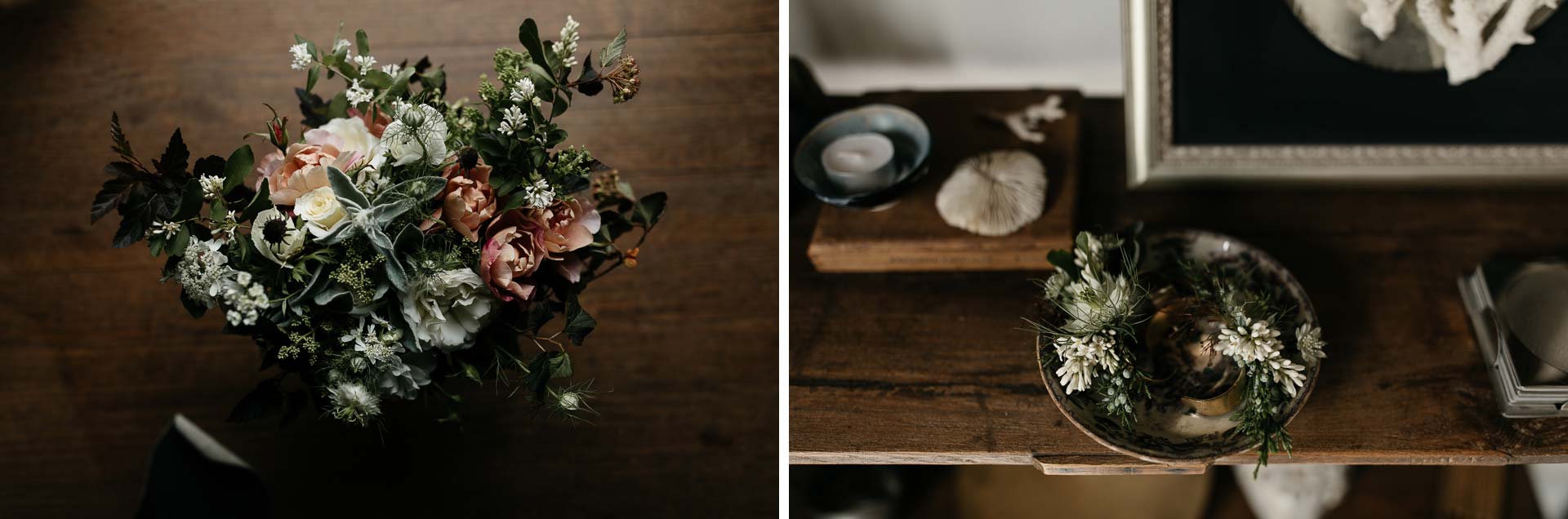 Rachel & David Boho Catskills wedding at Foxfire Moutain House by Jean-Laurent Gaudy