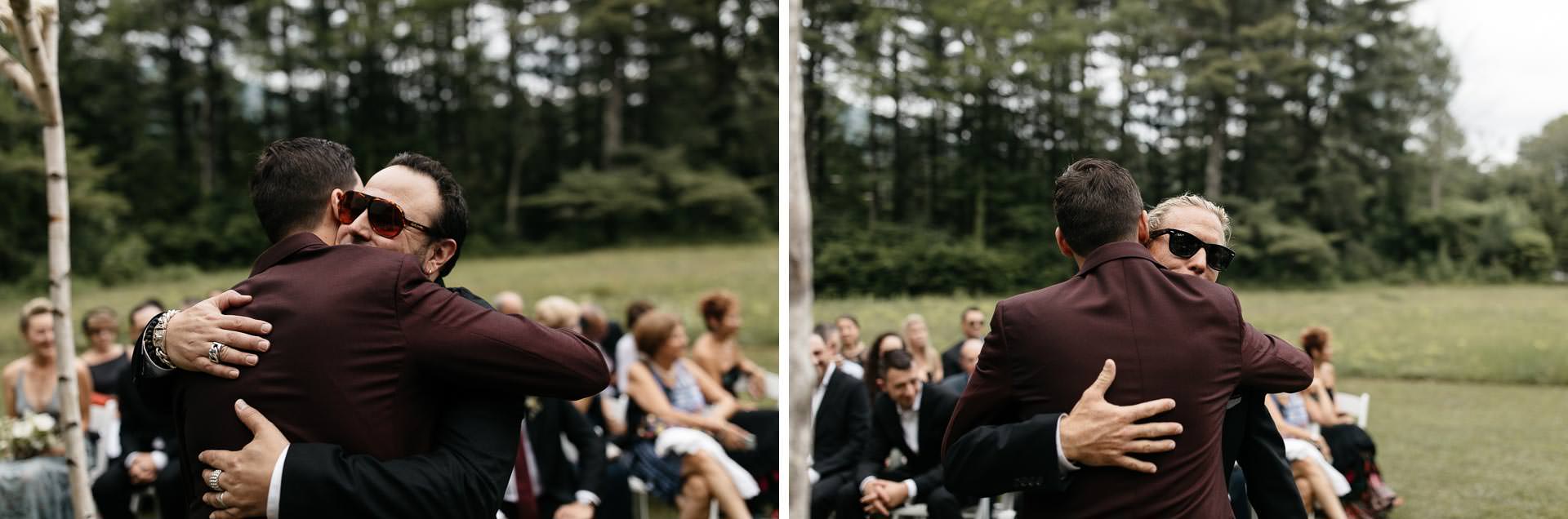 Rachel & David Boho Catskills wedding at Foxfire Moutain House by Jean-Laurent Gaudy