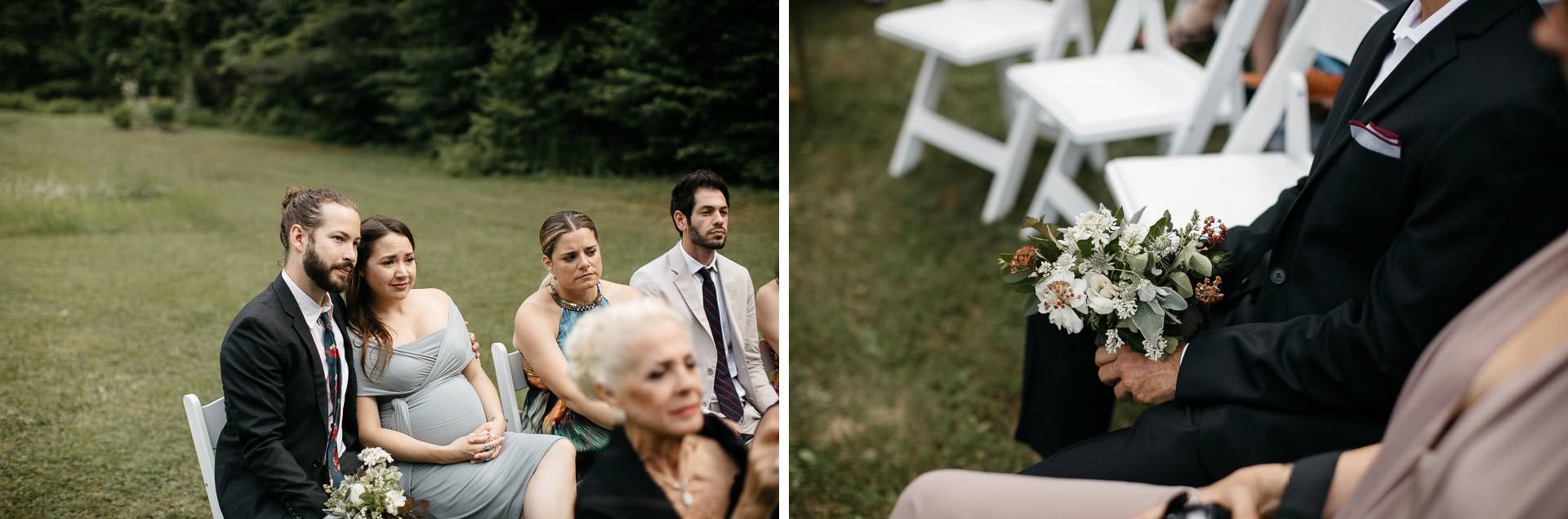 Rachel & David Boho Catskills wedding at Foxfire Moutain House by Jean-Laurent Gaudy