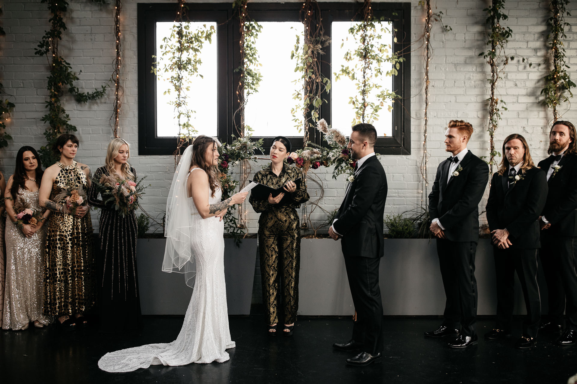 Stephanie & Nick's Wedding at the 501 Union In New York by Jean-Laurent Gaudy