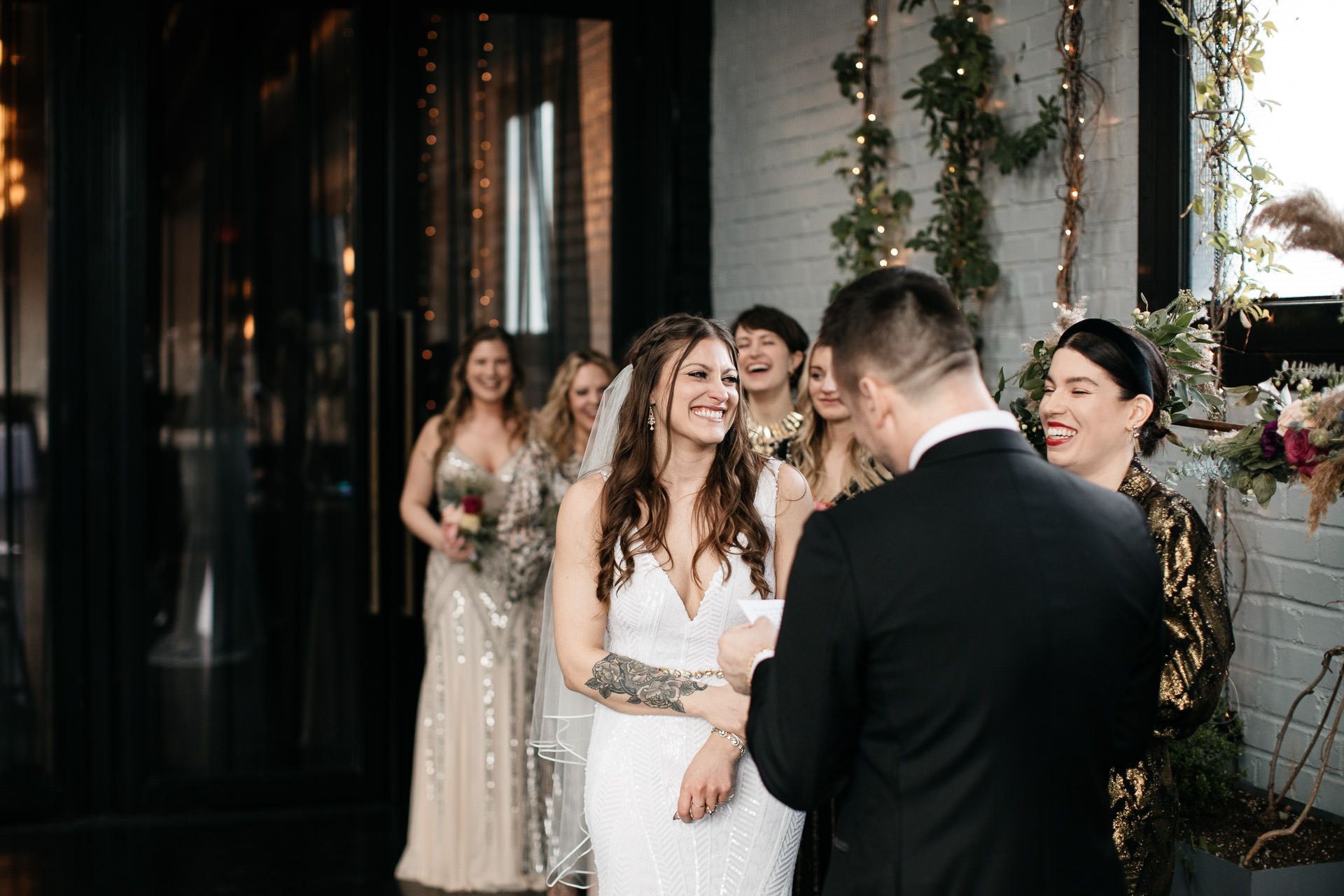 Stephanie & Nick's Wedding at the 501 Union In New York by Jean-Laurent Gaudy