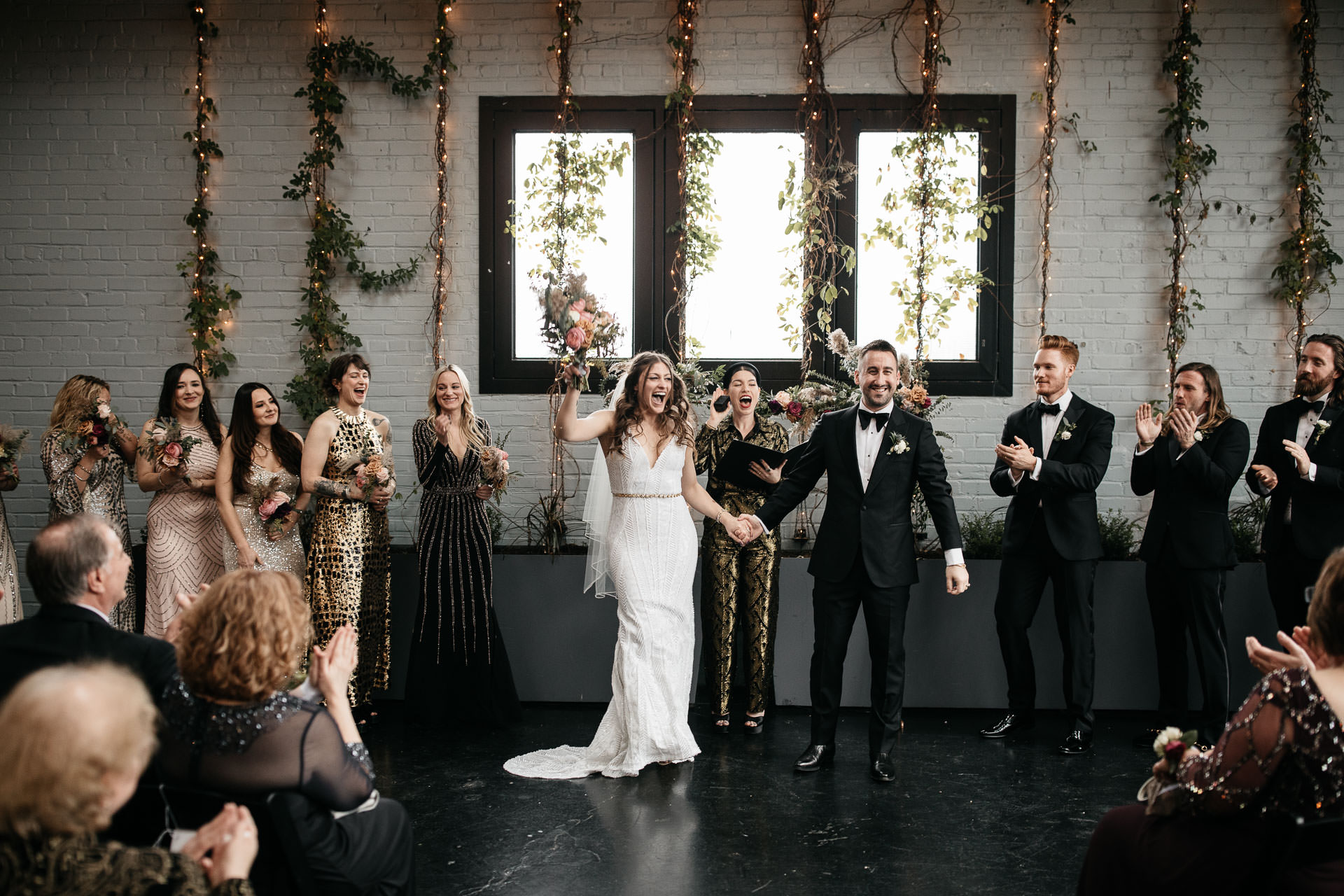 Stephanie & Nick's Wedding at the 501 Union In New York by Jean-Laurent Gaudy