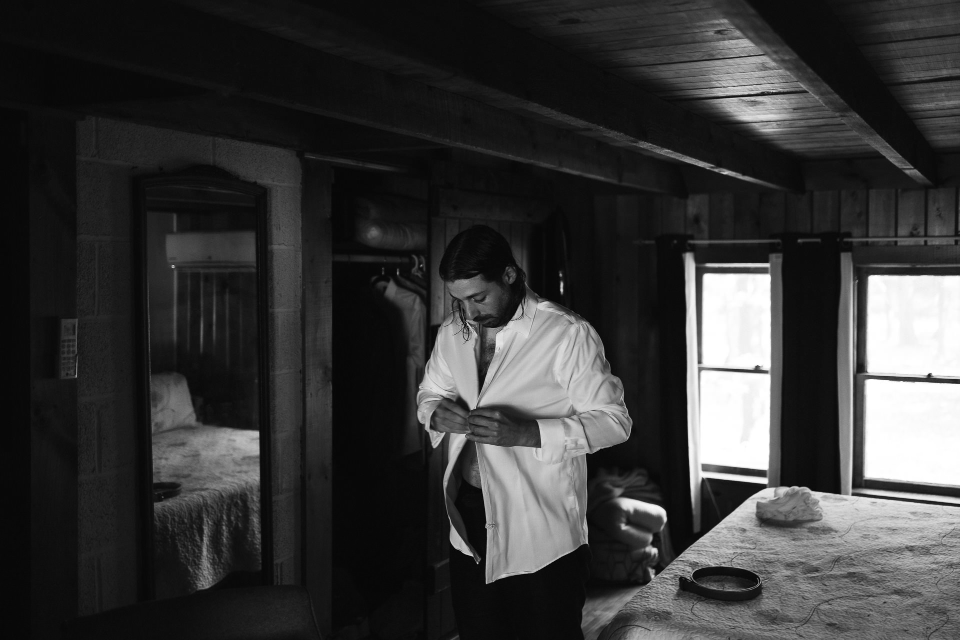 Nicole & Matt Boho Lake Ariel wedding by Jean-Laurent Gaudy