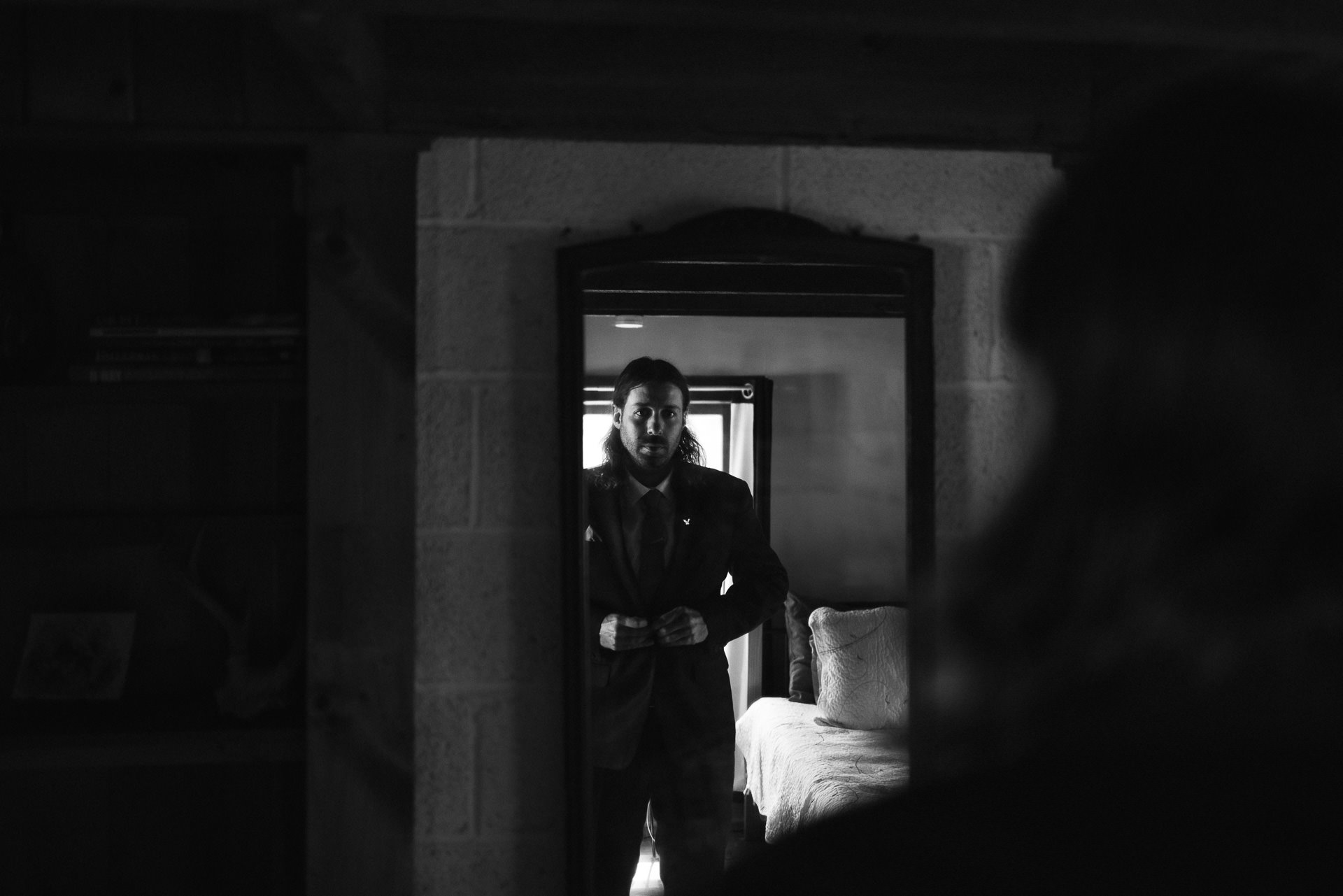 Nicole & Matt Boho Lake Ariel wedding by Jean-Laurent Gaudy