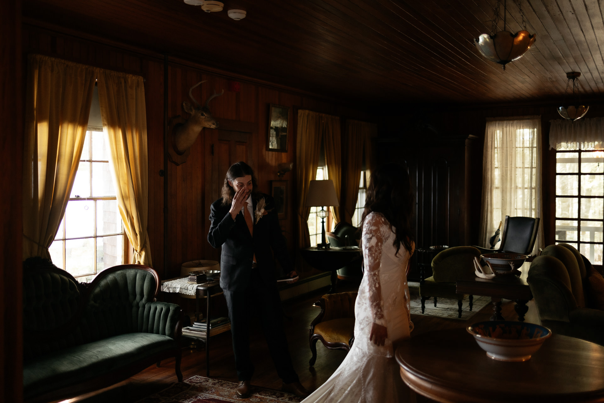 Nicole & Matt Boho Lake Ariel wedding by Jean-Laurent Gaudy