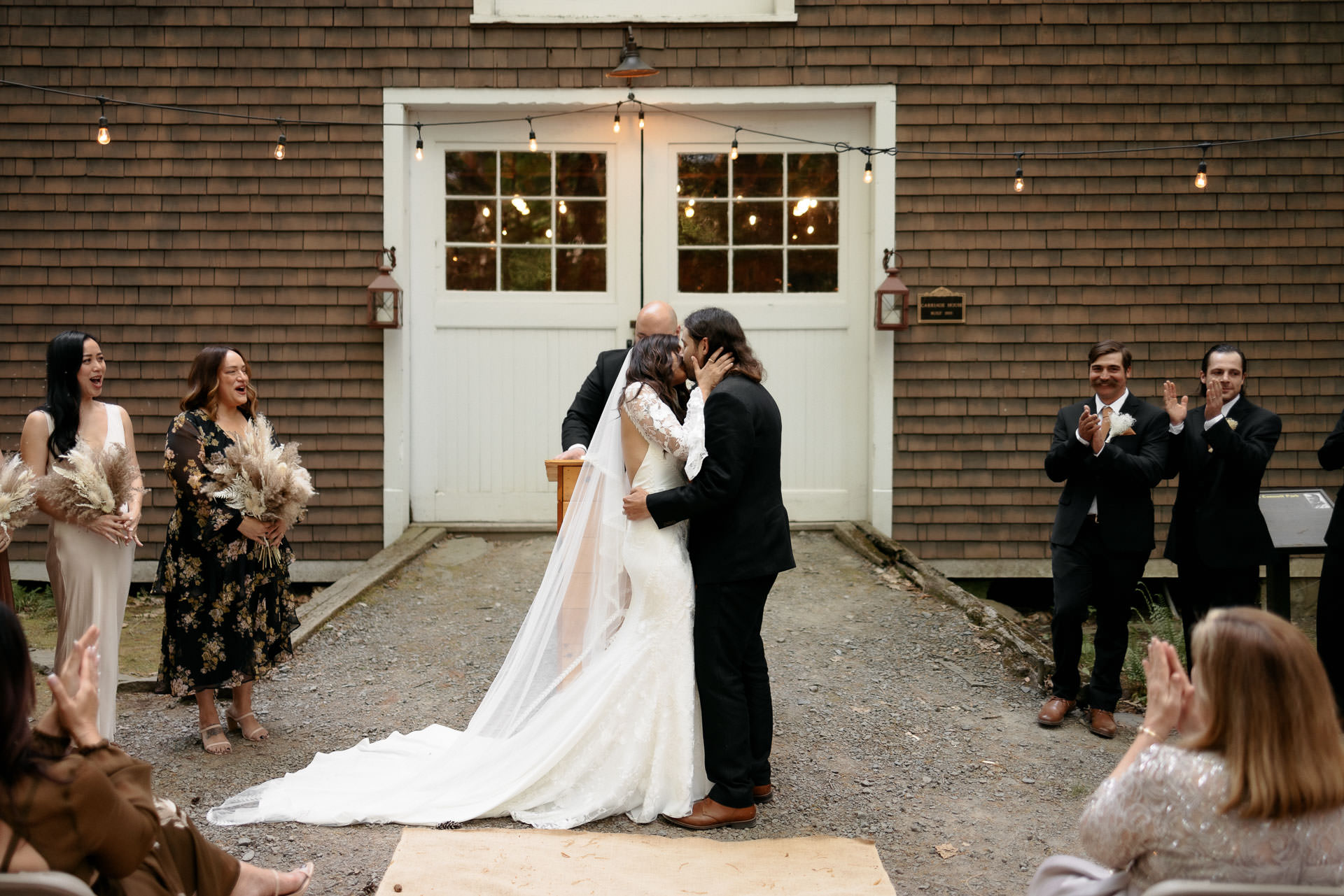 Nicole & Matt Boho Lake Ariel wedding by Jean-Laurent Gaudy
