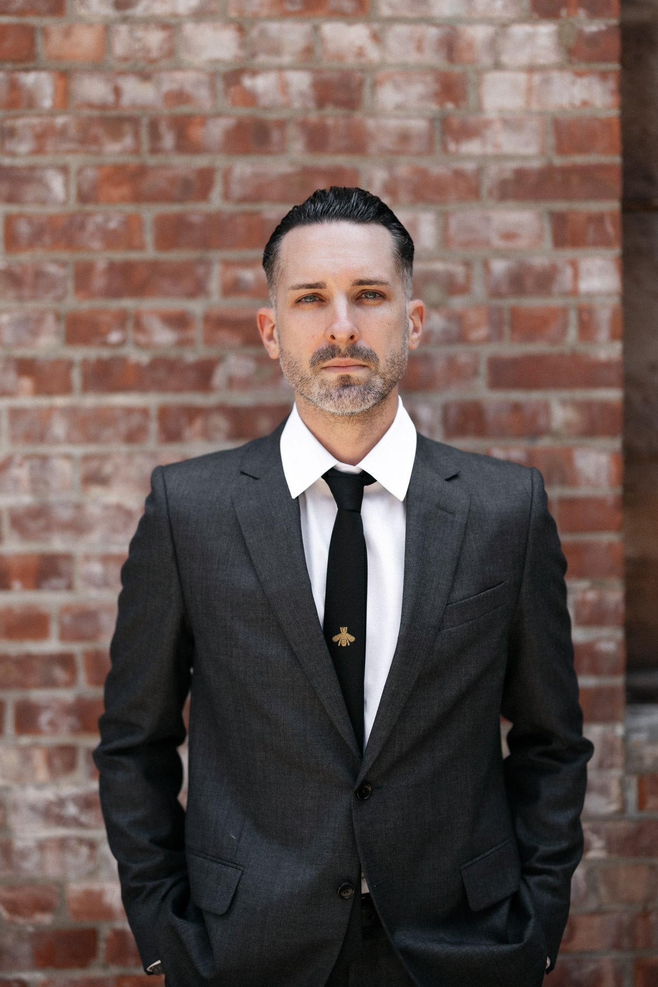 Chelsea & Sean Industrial wedding upstate at Hutton Brickyards wedding by Jean-Laurent Gaudy