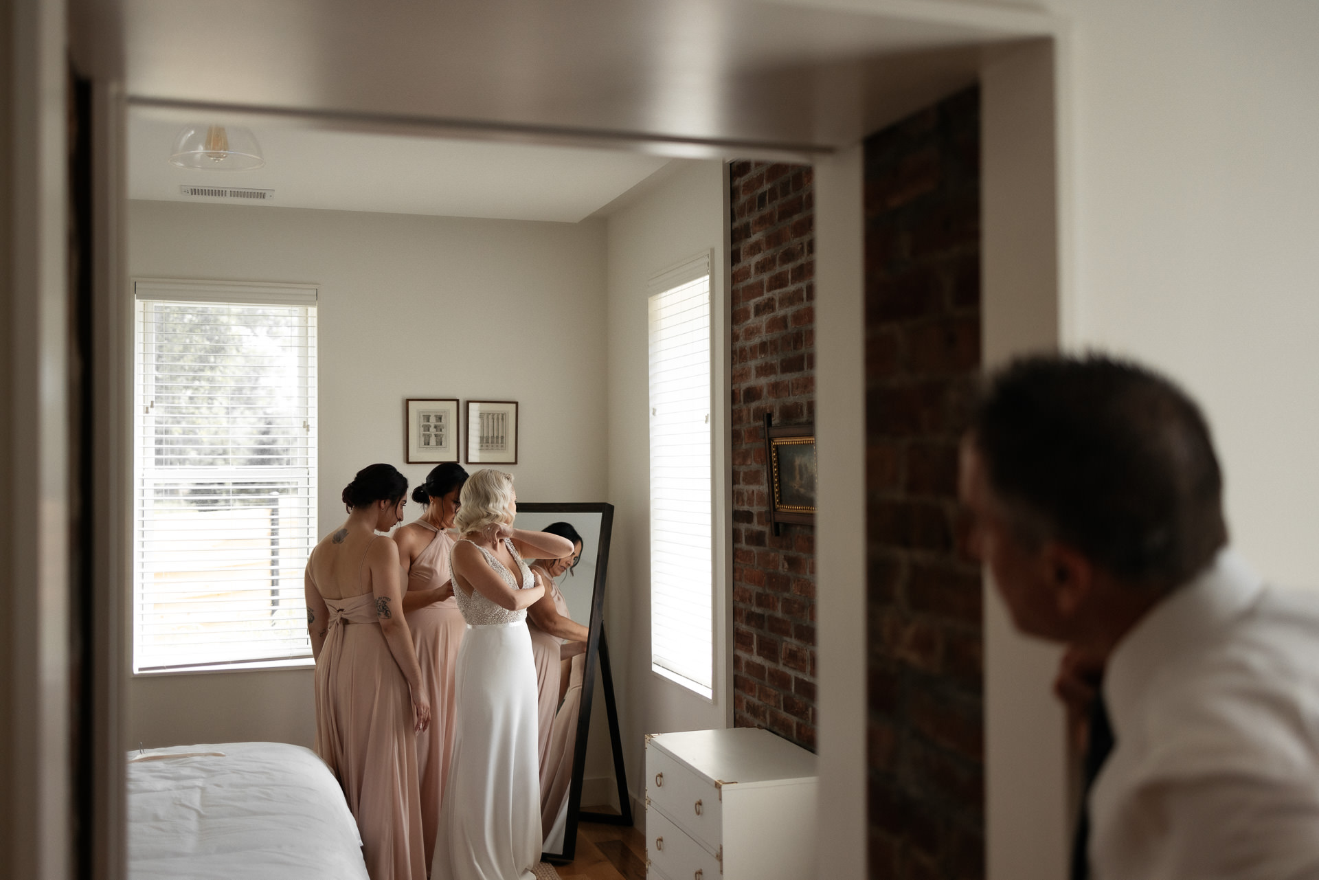 Chelsea & Sean Industrial wedding upstate at Hutton Brickyards wedding by Jean-Laurent Gaudy