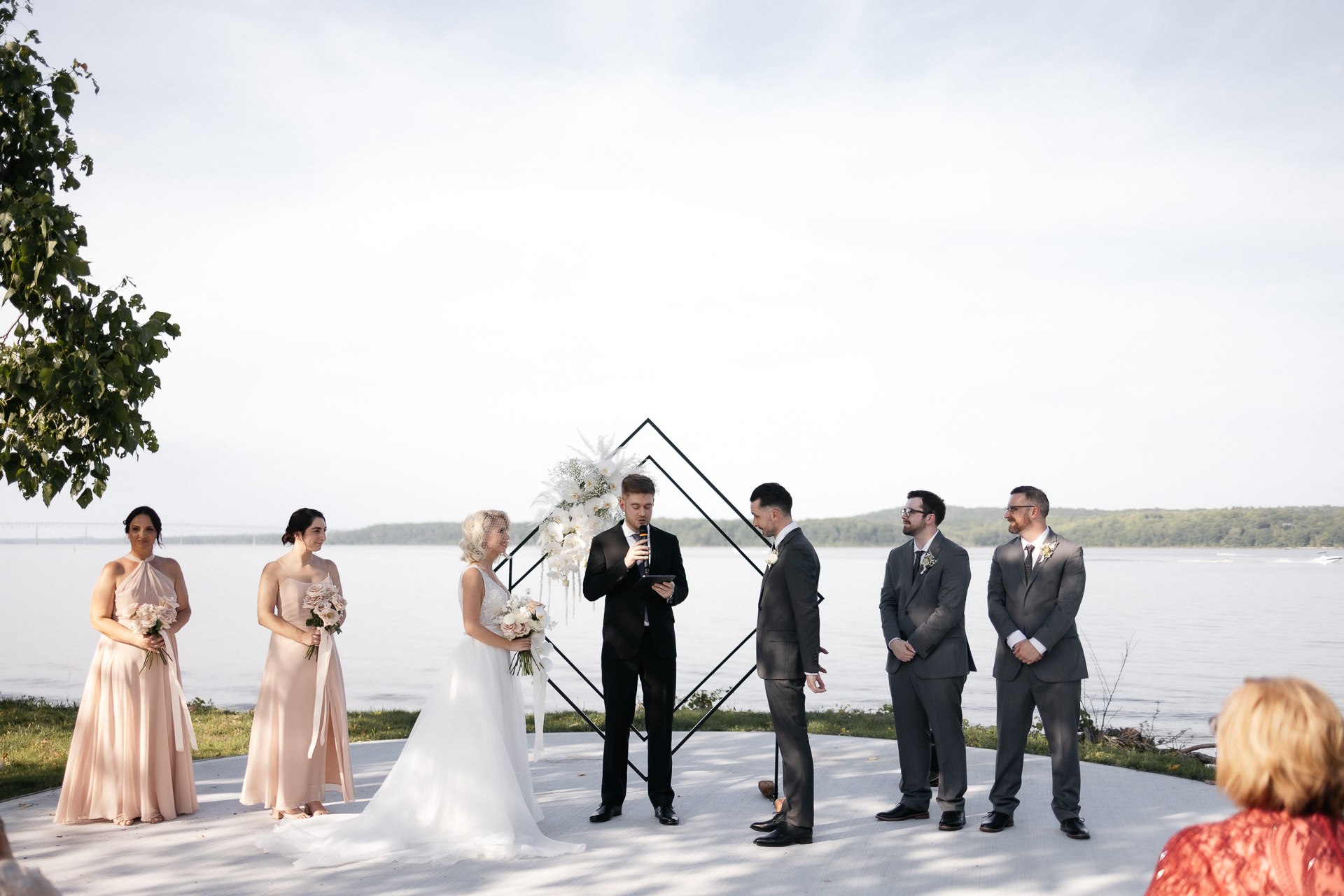 Chelsea & Sean Industrial wedding upstate at Hutton Brickyards wedding by Jean-Laurent Gaudy