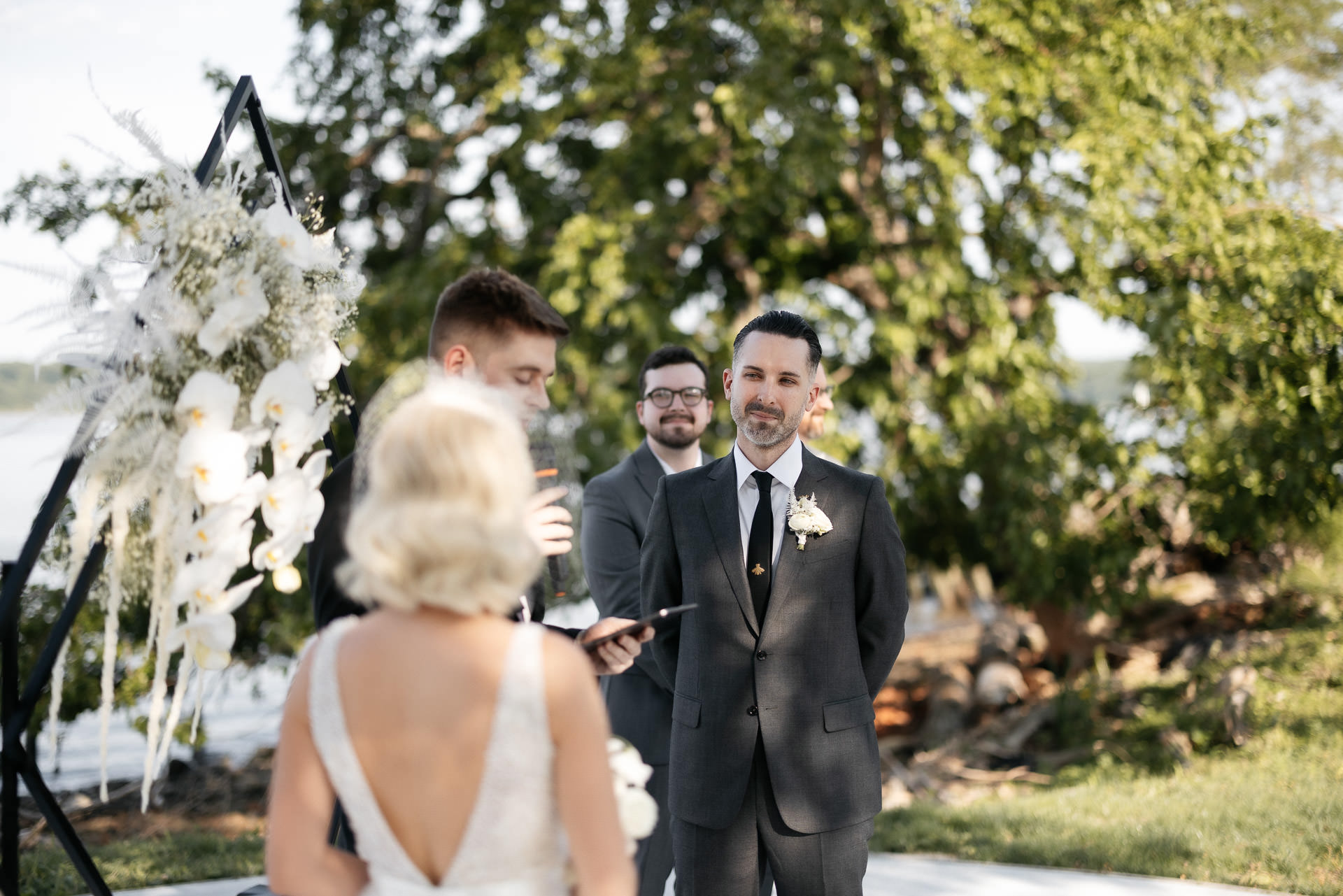 Chelsea & Sean Industrial wedding upstate at Hutton Brickyards wedding by Jean-Laurent Gaudy