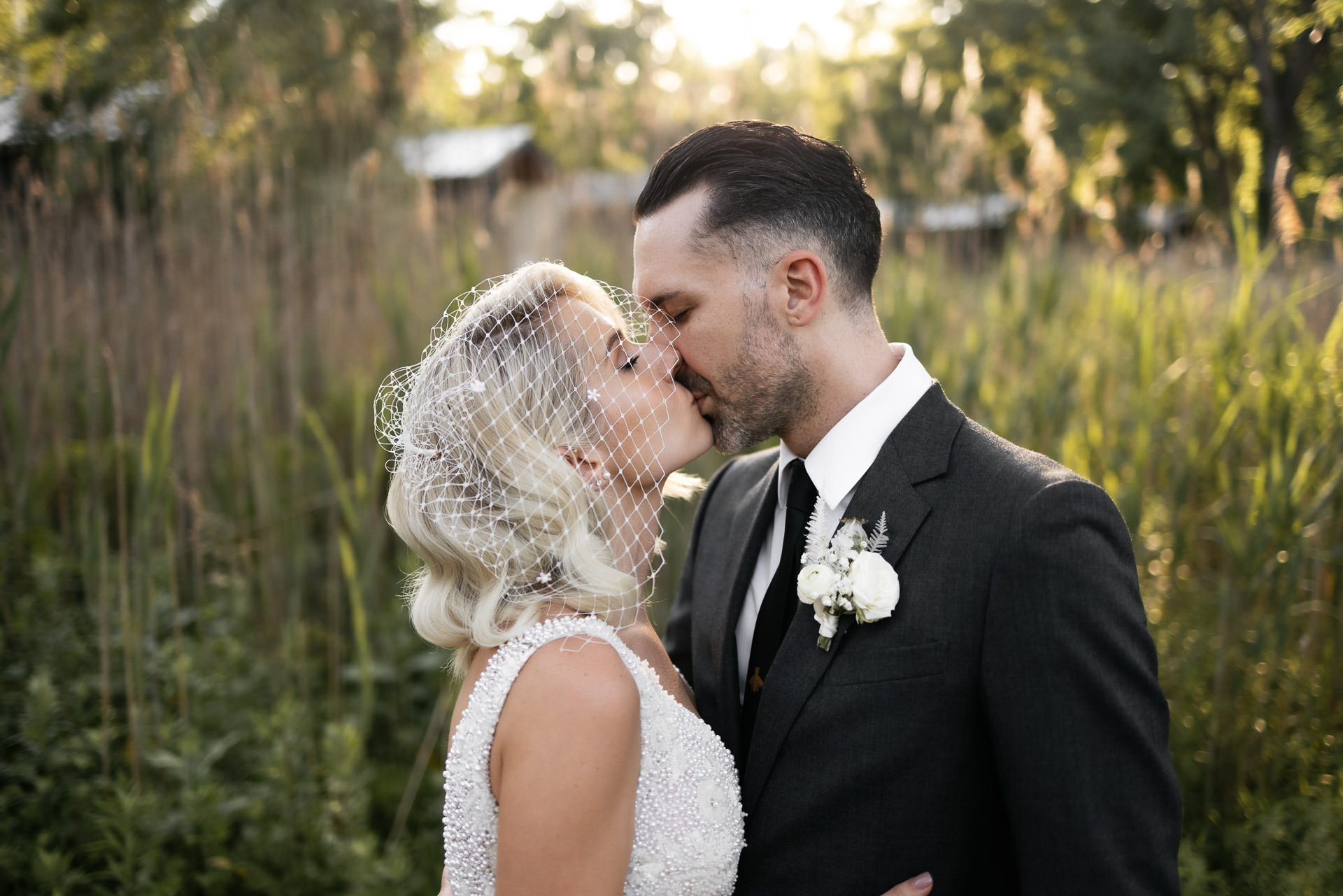 Chelsea & Sean Industrial wedding upstate at Hutton Brickyards wedding by Jean-Laurent Gaudy