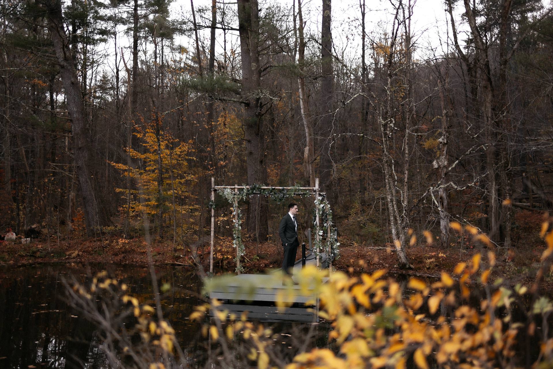 Fall Catskills Elopement Foxfire Mountain House by Jean-Laurent Gaudy