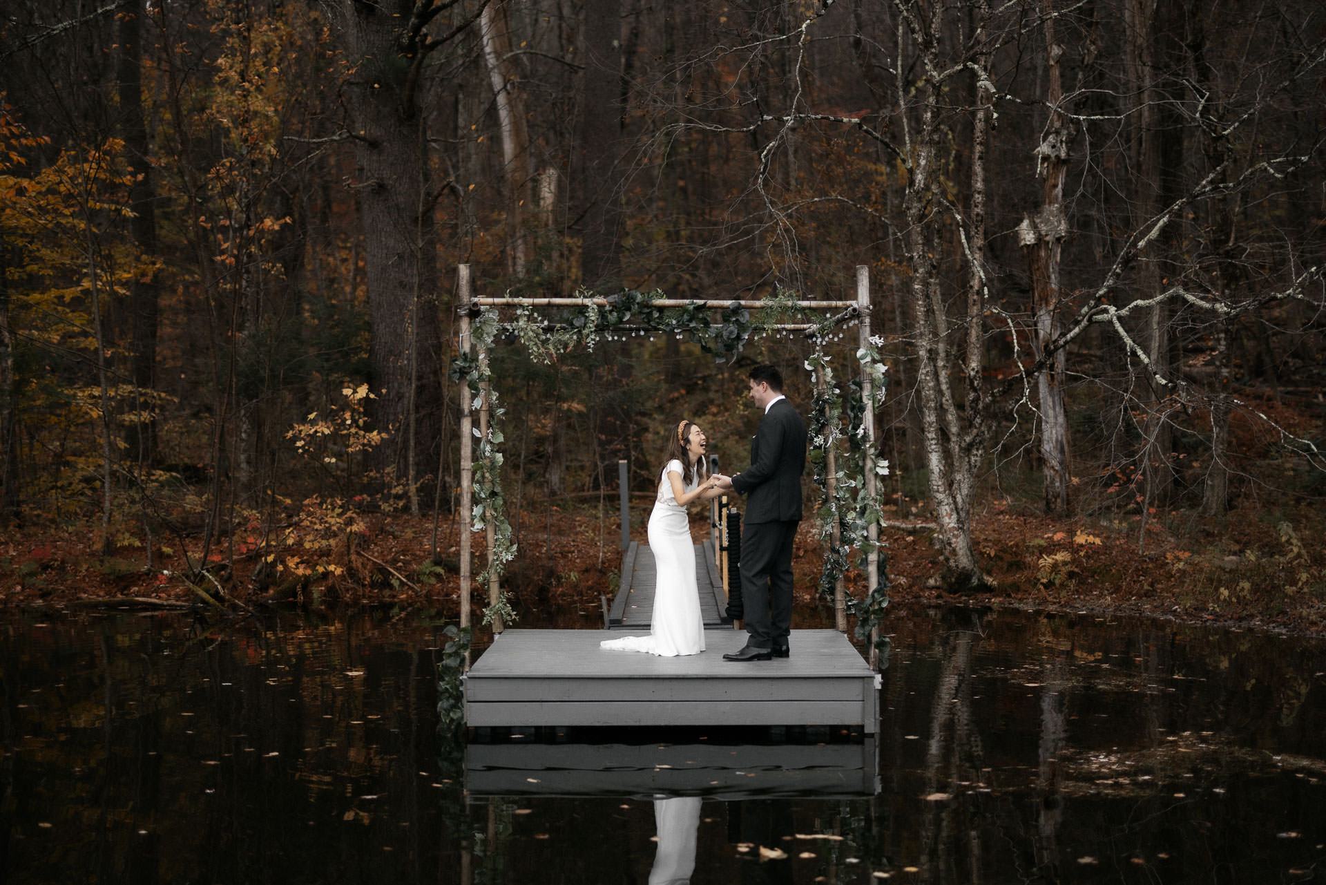 Fall Catskills Elopement Foxfire Mountain House by Jean-Laurent Gaudy