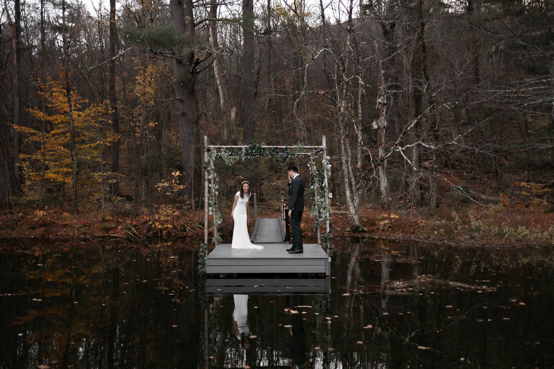 Fall Catskills Elopement Foxfire Mountain House by Jean-Laurent Gaudy