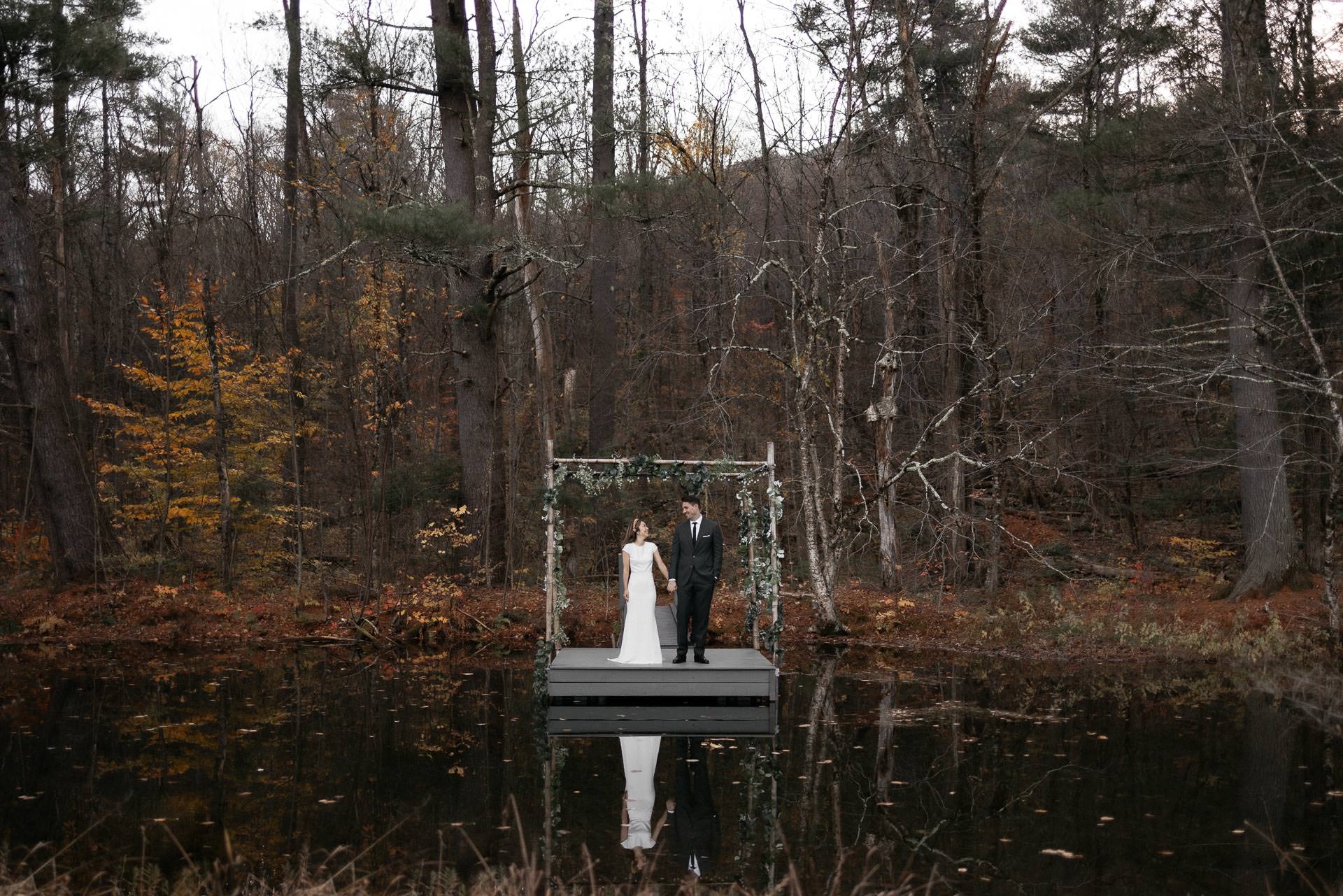Fall Catskills Elopement Foxfire Mountain House by Jean-Laurent Gaudy