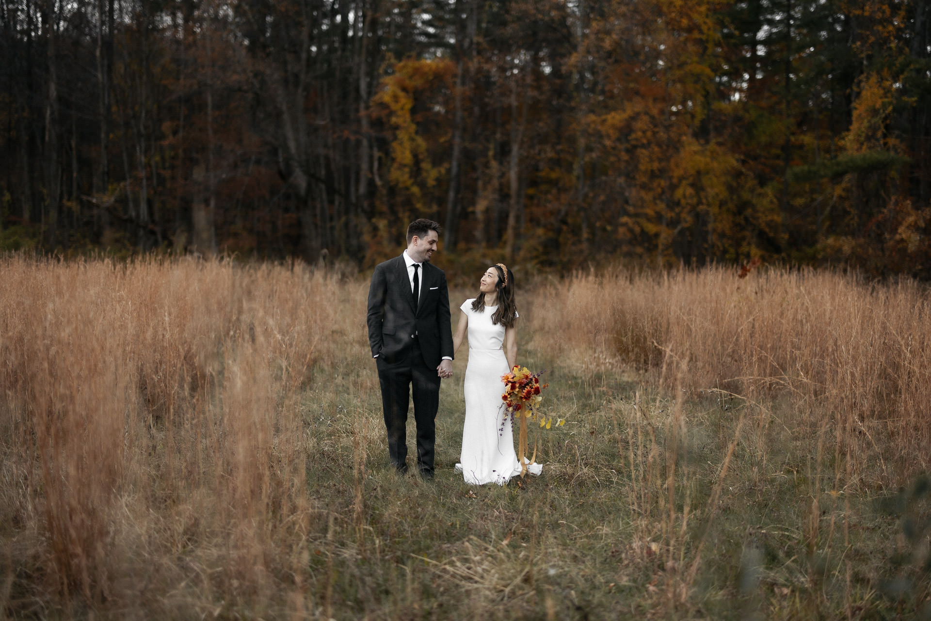 Fall Catskills Elopement Foxfire Mountain House by Jean-Laurent Gaudy