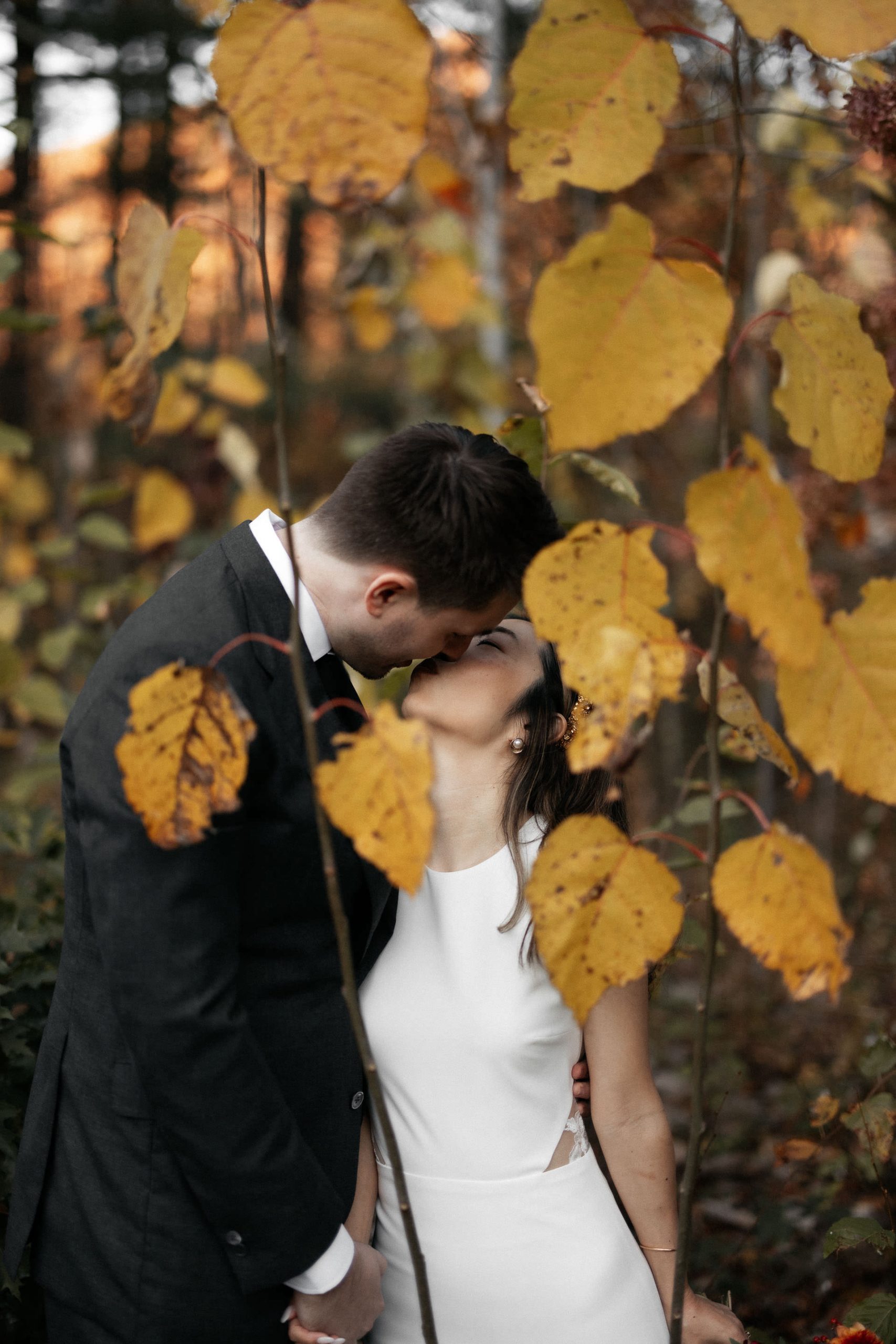 Fall Catskills Elopement Foxfire Mountain House by Jean-Laurent Gaudy