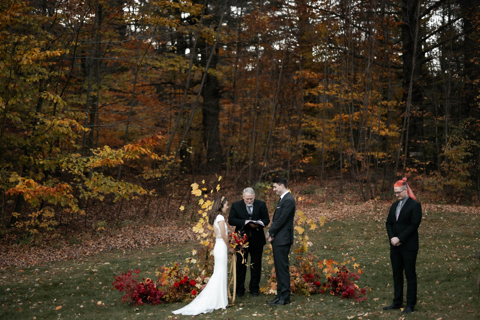 Fall Catskills Elopement Foxfire Mountain House by Jean-Laurent Gaudy