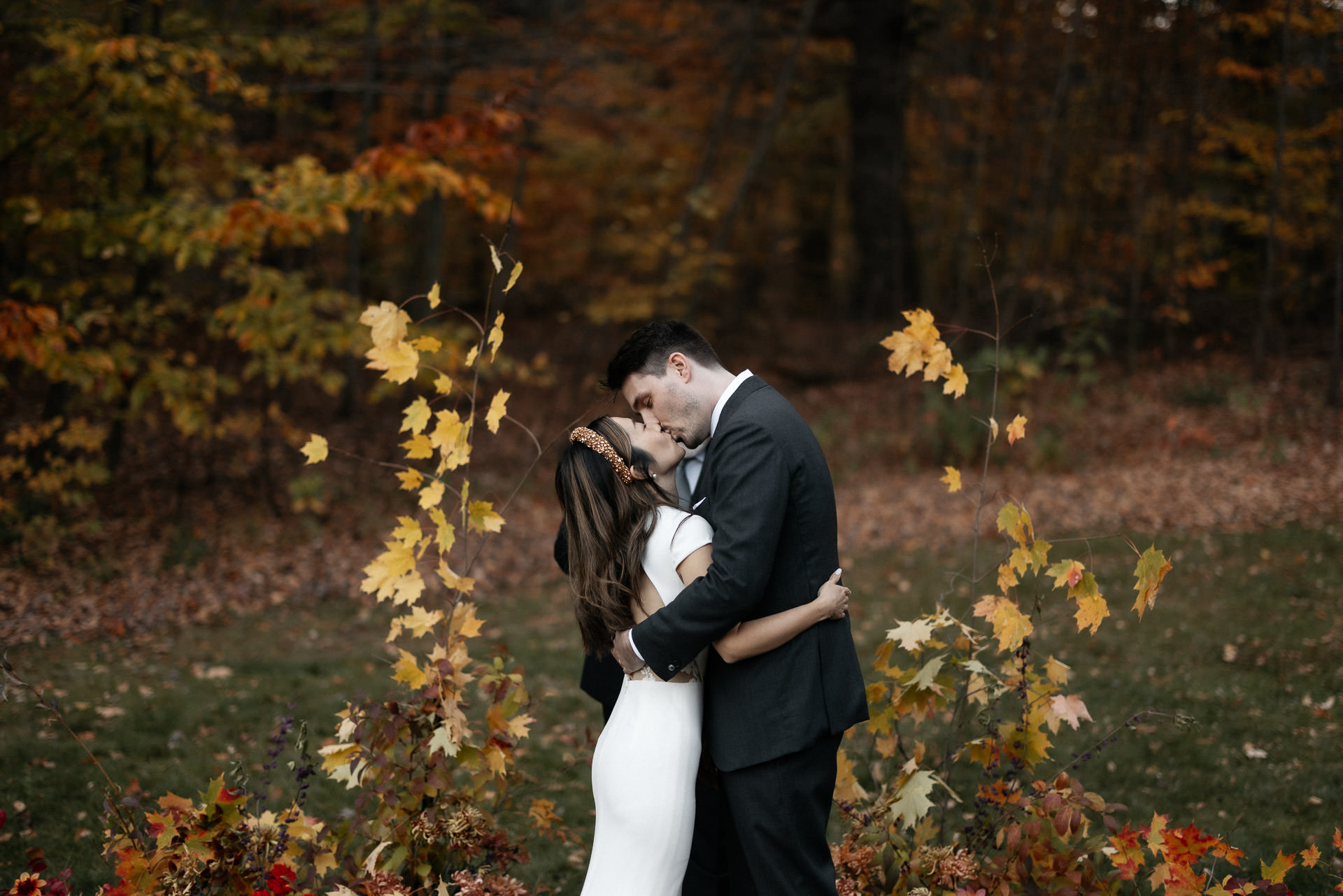 Fall Catskills Elopement Foxfire Mountain House by Jean-Laurent Gaudy