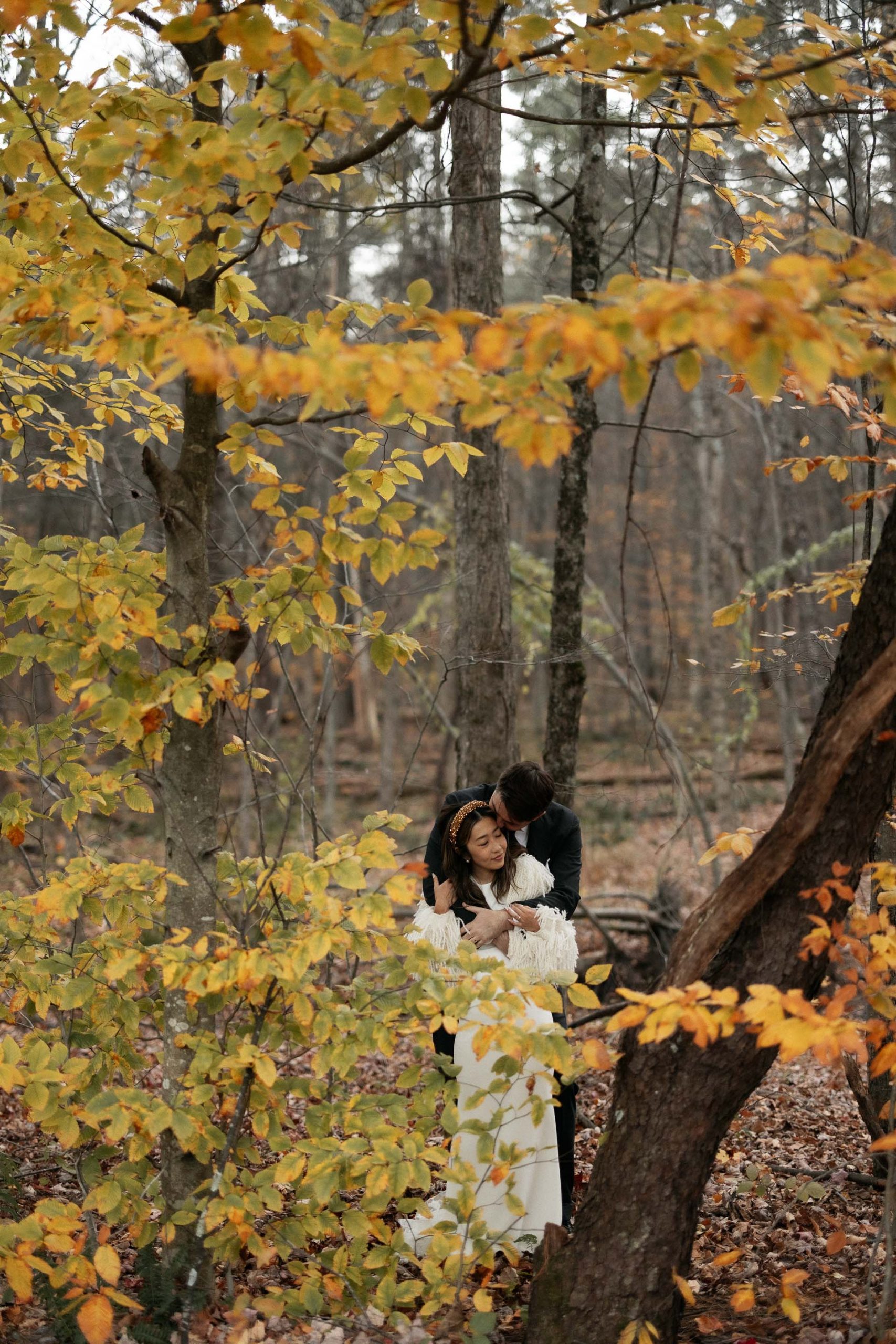 Fall Catskills Elopement Foxfire Mountain House by Jean-Laurent Gaudy