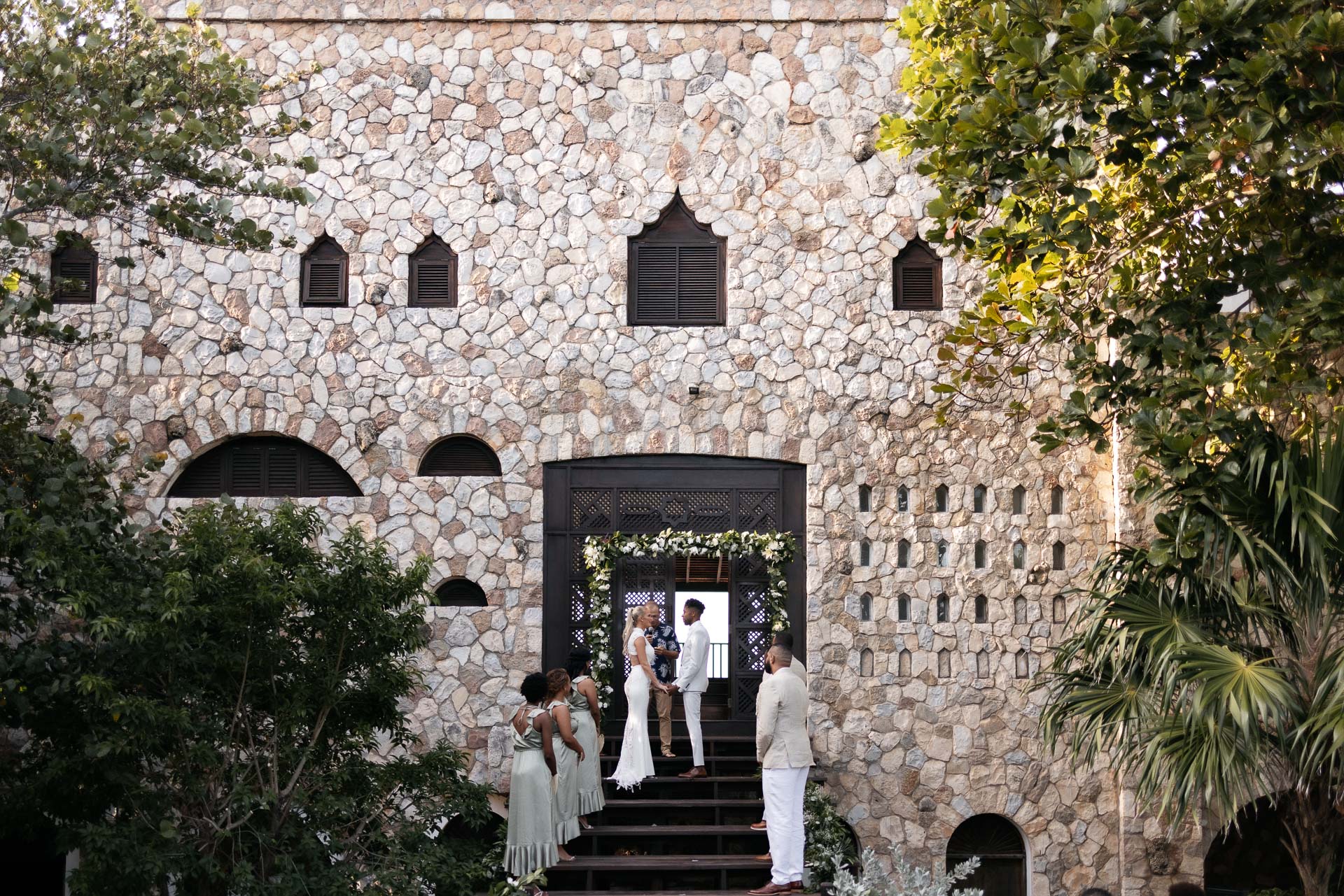 Jamaica Wedding Pattoo Castle by Jean-Laurent Gaudy