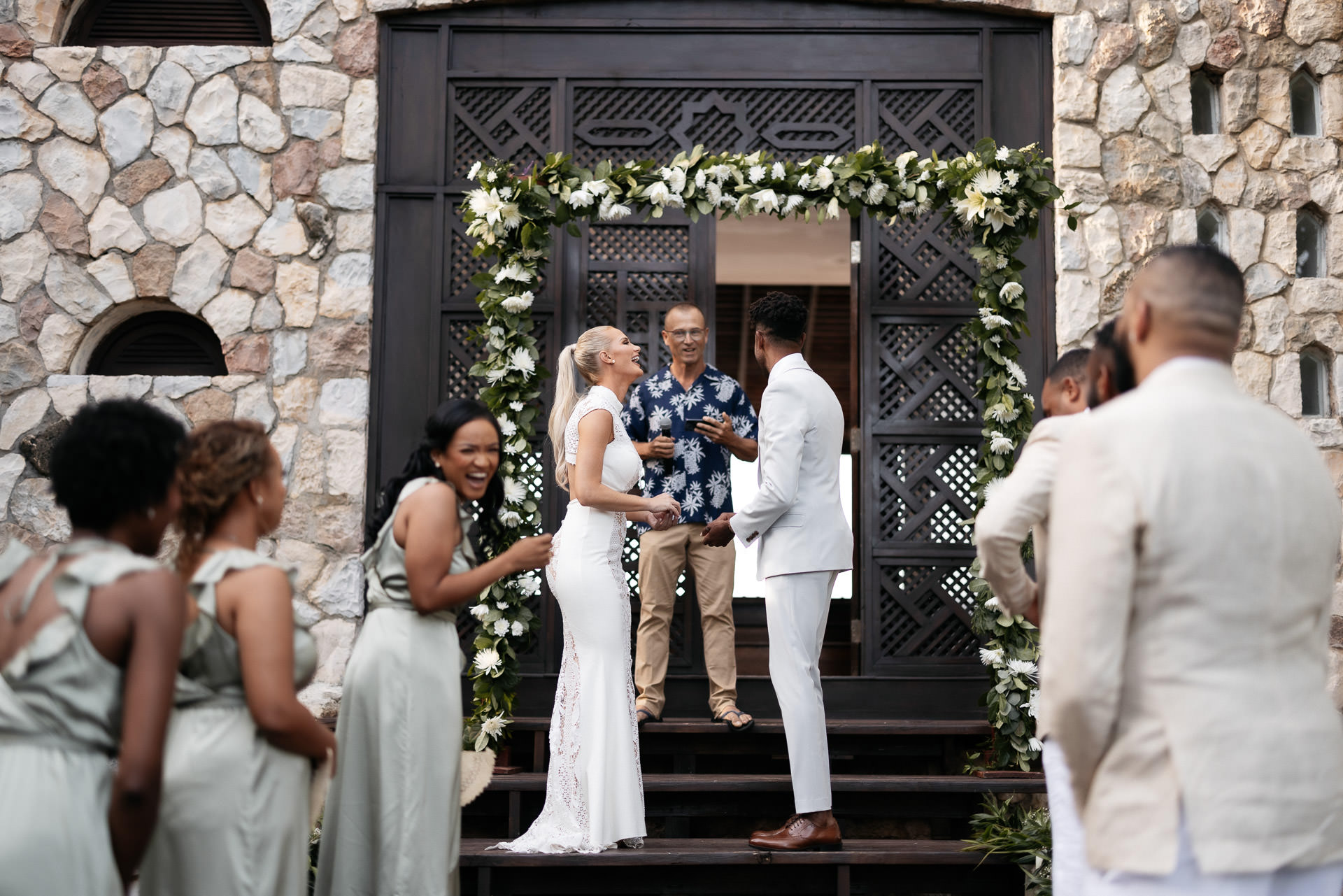 Jamaica Wedding Pattoo Castle by Jean-Laurent Gaudy