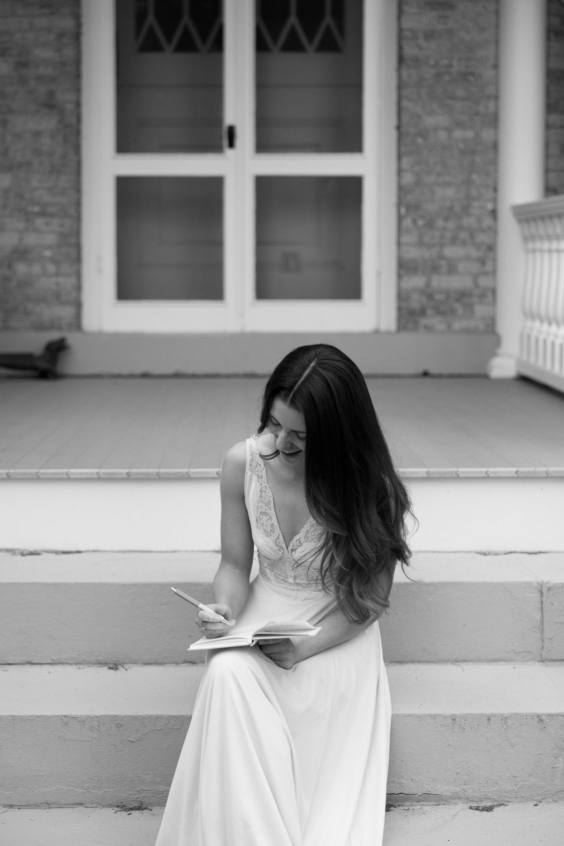 Bride getting ready before a private estate wedding in Germantown, Hudson Valley